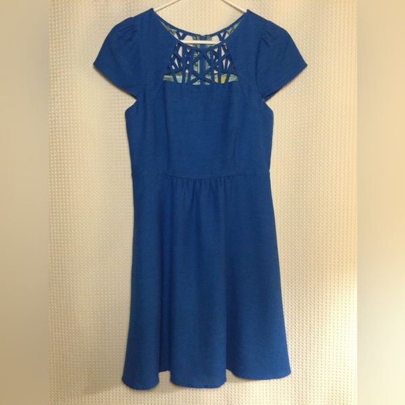 ✨3xHP!✨ Maeve Anthropologie | Cobalt Aria Dress - Picture 2 of 16